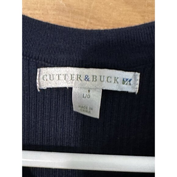 Cutter and Buck Men Lg V Neck Sleeveless Sweater Vest Clemson Tigers Embroidered - Picture 3 of 7